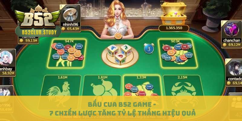 Bầu Cua B52 Game - 7 Chiến Lược Tăng Tỷ Lệ Thắng Hiệu Quả