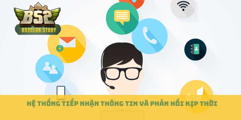 Hệ thống tiếp nhận thông tin và phản hồi kịp thời